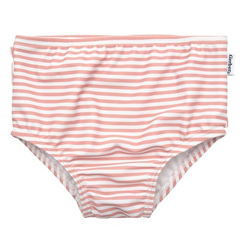 Gerber Girls' Baby Toddler Long Sleeved Rashguard Swim Bathing Suit Set3