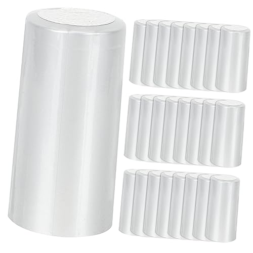 PRETYZOOM 200pcs Red Wine Bottle Heat Shrink Caps Pvc Shrink Wine Caps Bottle Sealer Bottle Capsules Reusable Wine Stoppers for Cruise Holiday Wedding