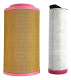 Veyronix Engine Air Filter 49783 49782 Compatible With Caterpillar CP56B CP68B BG500E BG555E PAVING