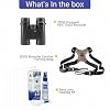 Zeiss Conquest HDX 10x32 Binocular with 90 Percent Light Transmission and Rugged Design (Black) Bundle with Binocular Comfort Carrying Strap and Lens Cleaning Kit (3 Items)
