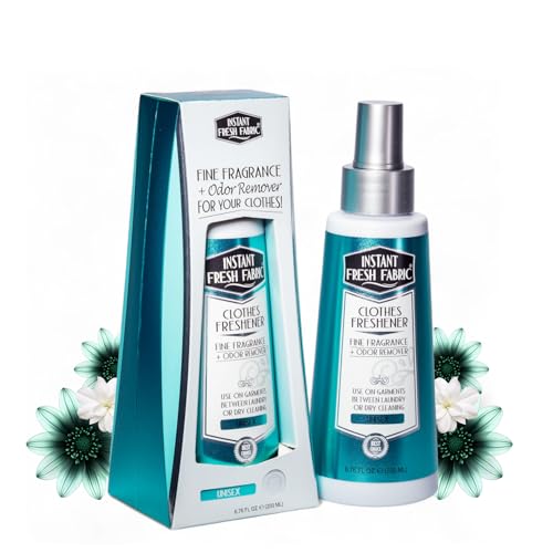 Instant Fresh Air Fabric Freshener Spray & Deodorizer Odor Eliminator - Works Instantly with Noxban - Eco-Friendly Fabric Refresher & Odor Neutralizer - Safe for Garments Linens Bedding - Unisex