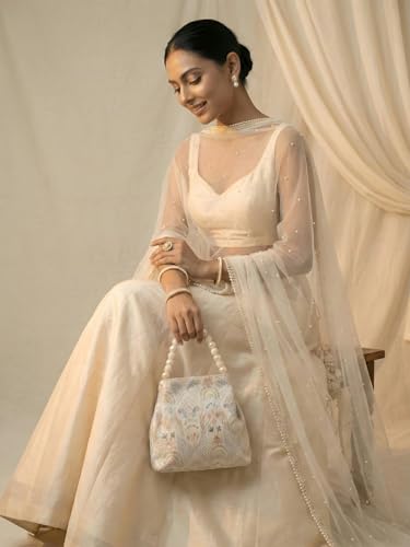 Image of Adiva Potli Handbags For Women | Potli Bags For Ladies For Wedding | Potli Bags For Women | Wedding Bags For Woman | Batwa Potlis Hand Bag | Designer Potli Bag For Ladies For Marriage