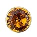 Orange Diamond Type Golden Walking Cane Fashion Decorative Walking Stick Gentleman Elegant Cosplay Cane Knob Crosier 93cm