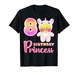 Birthday Girl 8 Year Old, Lalafanfan in Unicorn Kigurumi T-Shirt