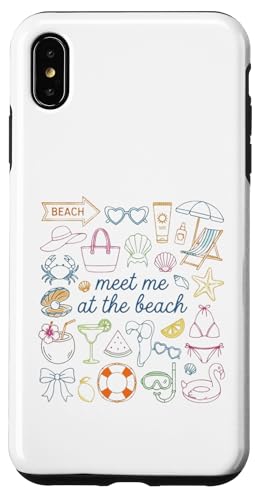 Meet Me At The Beach �ċx�� �o�C�u �X�}�z�P�[�X iPhone XS Max �p