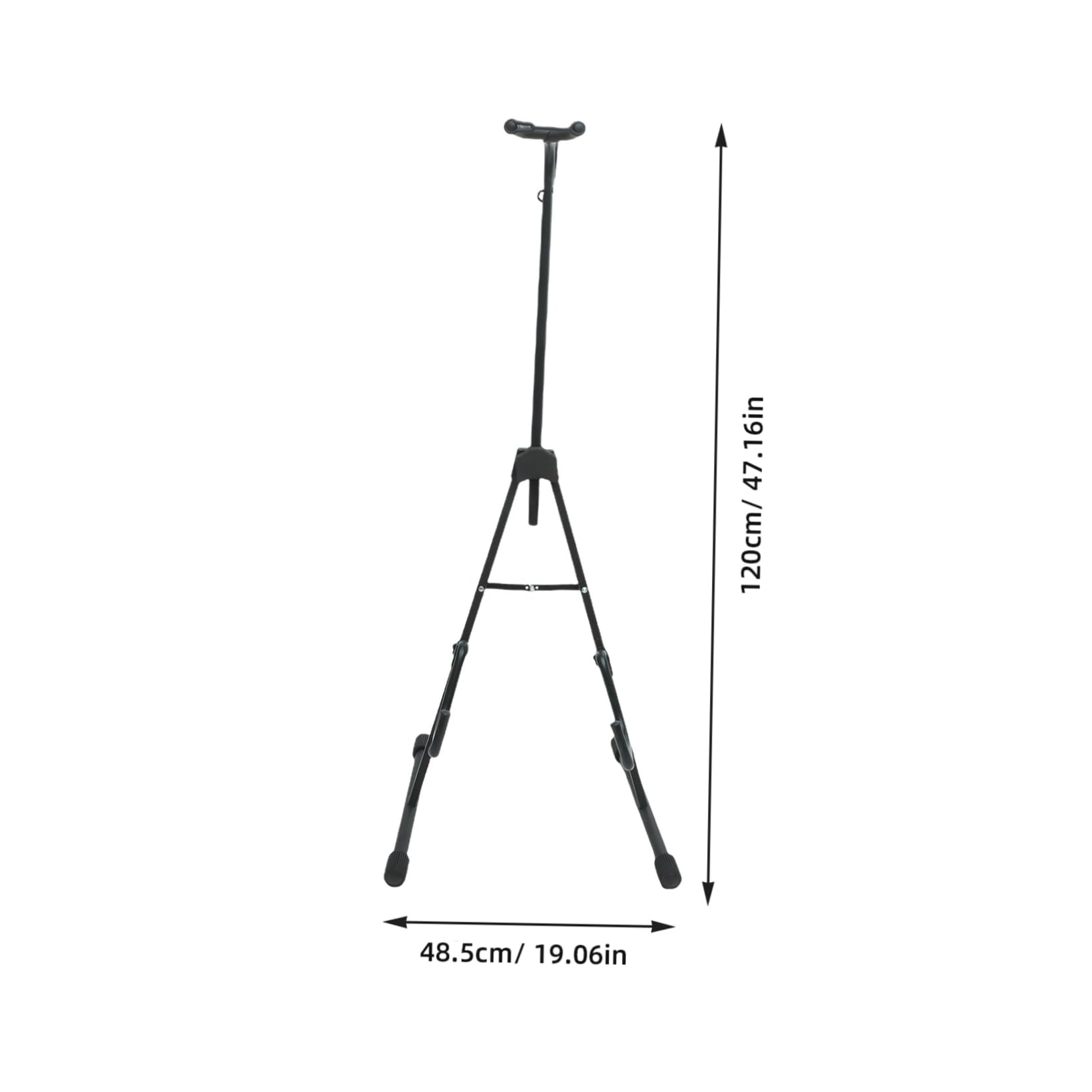 Soporte Ajustable para Violonchelo de Aleación Negro Plegable | Accesorio Portátil, Diseño Abatible, Uso Doméstico, Soporte Estable para Instrumentos Musicales