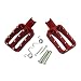 TC-Motor Red CNC Aluminum Footpegs Footrest Foot Rest Foot Pegs For Chinese CRF50 XR50 CRF70 SSR Thumpstar Linfan BSE Kayo Pit Dirt Motor Bike Motorcycle