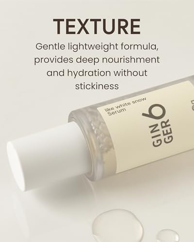 Image of Vitamin B3 Tightening Booster Korean Face Serum - 30ml | 70% Ginger Extract + HYALURONIC 2000 PPM + Niacinamide | | Anti-Aging Firmer Skin K-Beauty | Wrinkle, Fine Line & Pore Minimizer