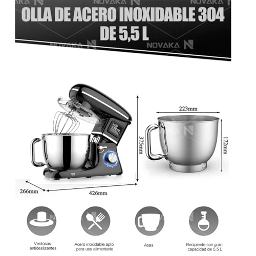 La Mejor Selección de Batidoras amasadoras los preferidos por los clientes. 9 Imagen adicional