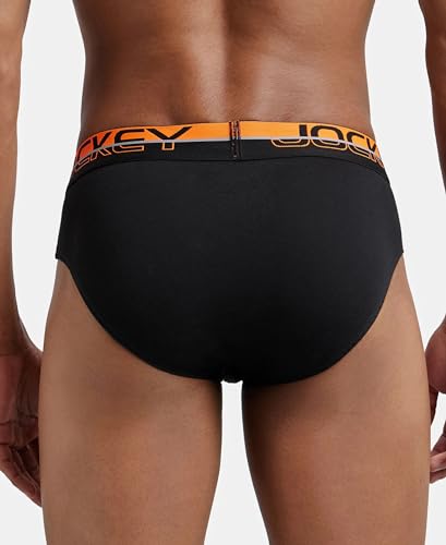 Image of Jockey FP01 Men Super Combed Cotton Solid Brief with Ultrasoft Waistband
