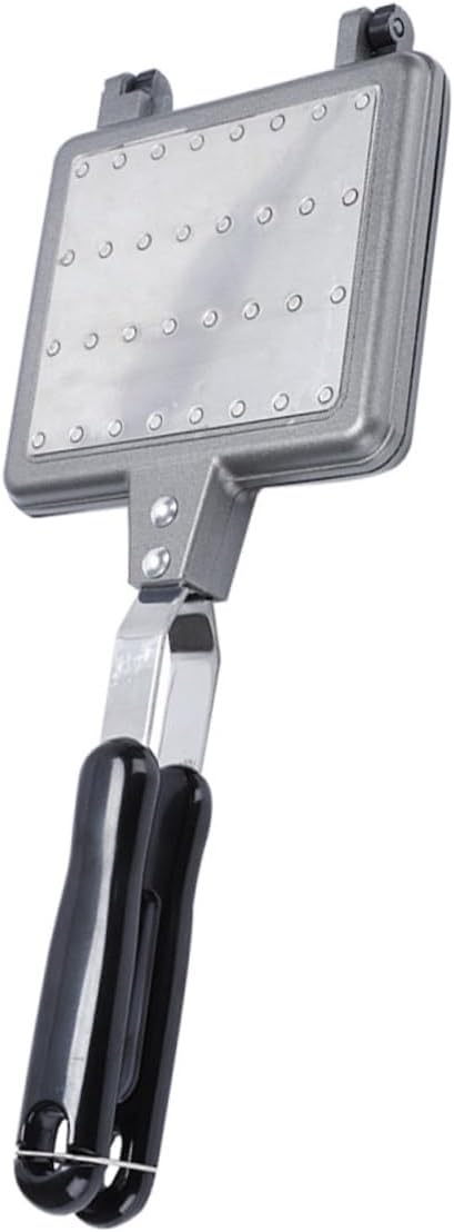 Waffle Maker Mold Non-stick Aluminium Alloy Waffle Baking Pan for Electric and Gas Cooking for Breakfast Brunch and Desserts