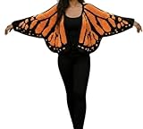 Monarch Butterfly Knit Cardigan,The Crochet MonarchButterfly Cardigan Sweater with Butterflies Wing, Butterfly Cardigan (Orange,One Size)