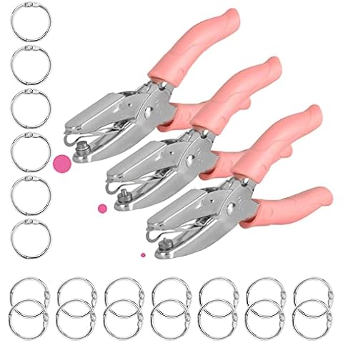 Lunekuck 3 Perforadoras de Papel con 20 Anillos Cover