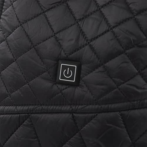 Colete aquecido resistente ao frio Jaqueta aquecida USB inteligente 3 níveis de temperatura para mul