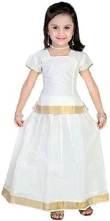 Girls Lehenga Choli Ethnic Wear Woven Lehenga Choli