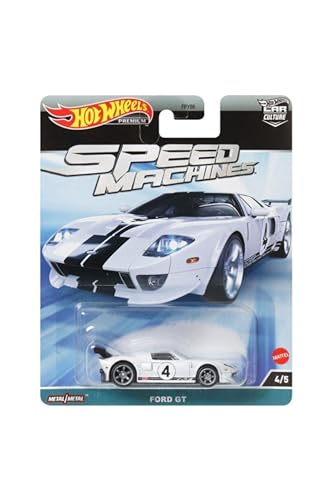 Hot Wheels Die Cast Modello Ford Gt Car Culture Speed Machines - Scala 1:64 7Cm Premium Hkc46