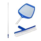 The Secret Home - Kit para Limpieza y Mantenimiento de Piscina (Pértiga...