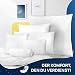 LILENO HOME Federkissen 80x80 cm [1er Set] - Kissen 80 x 80 cm aus Federn als Kopfkissen, Schlafkissen u. Bettkissen perfekt für Allergiker und Kinder - Federkernkissen mit je 1200 g Federfüllung