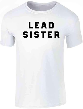 Pop Threads Lead Sister Retro Graphic Tee T-Shirt for Men