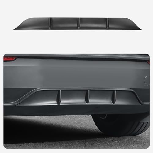Ywooon para Tesla Model Y 2025 2026 Juniper Difusor Parachoques Trasero Coche, ABS Coche Parachoques Trasero Spoiler ala