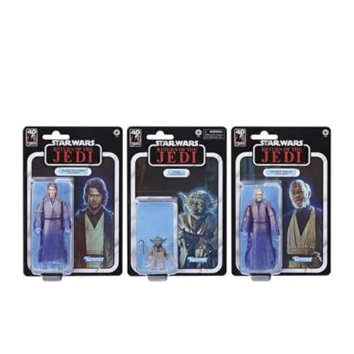 Star Wars The Black Series Force Ghosts pack de 3 figuras coleccionables para niños desde 4 años 4