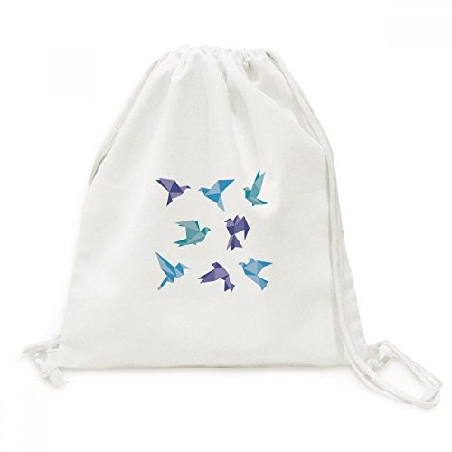 Sac à dos cordon en toile motif pigeon pour vos sorties urbaines
