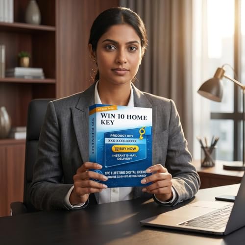 Image of WIN 10 HOME Lifetime Digital License, 1 PC Activation Key, 32 /64-Bit Compatible, Instant Email Delivery, Unlimited Reinstallations [OS Key Card]