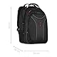 WENGER Carbon Laptop-Rucksack, Notebook bis 17 Zoll, Organizer, 30 l, Damen Herren, Büro Business Uni, Schwarz, 600637