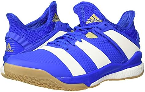 adidas Men's Stabil X Volleyball Shoe, Blue/Off White/Gold Metallic, 15 M  US : Amazon.sg: Fashion