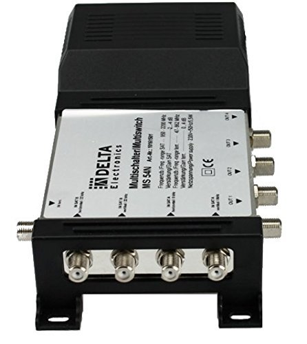 Conmutador múltiple SAT DCT Delta 5/4 con fuente de alimentación Switch 5-in-4 full HD 3D Digital