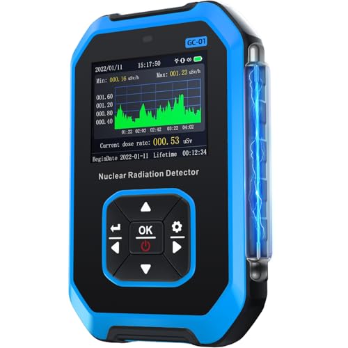 FNIRSI GC-01 Geiger Counter Nuclear Radiation Detector, Radiation Dosimeter with...