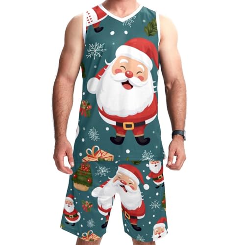 Maillot de basket-ball Père Noël cadeau idéal pour équipe et sportifs