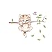 Produktbild Cdet 1Pcs Kreative DIY Kartoon Tiere Wandsticker Kinderzimmer Wandtattoos Wohnzimmer Schlafzimmer Treppe Wandaufkleber Wall Sticker Living Room Aufkleber Abziehbild Wandhauptdekoration,70*55CM,Katze