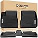 OEDRO Floor Mats Fit for 2016-2025 Chevy Malibu, Custom Fit Malibu 2025 Floor Liners All Weather Protection Car Mats TPE Accessories, 1st and 2nd Row Floor Liners