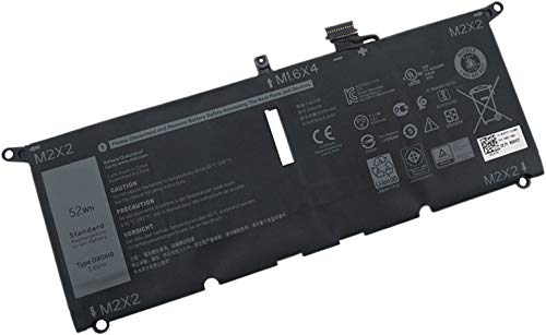 DXGH8 Laptop Battery Replacement for Dell XPS 9370 9380 7390 Inspiron 5390 5391 7490 Latitude 3301 E3301 Vostro 5390 5391 Series Notebook 0H754V H754V 0V48RM V48RM HK6N5