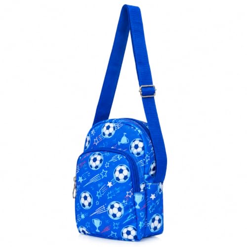 Image of Asera Kids Messenger Bag for Girls | Adjustable Crossbody Sling Bag with Front Pocket | Lightweight Travel Shoulder Bag for School, Picnic & Daily Use