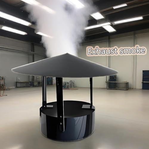 Cappa de ventilación para chimenea de 29 cm en acero inoxidable 5