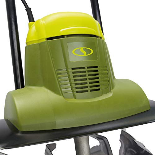 Sun Joe TJ600E Joe Inch 6.5 Electric Tiller/Cultivator, 14-IN 6.0 AMP, Green