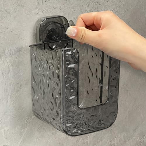 Suction Cup Portable Wet Wipe Case Wet Tissue Storage Box for Access in Kitchen Bathrooms Desktoop Kitchen Bathroom Tissue Holder - 4