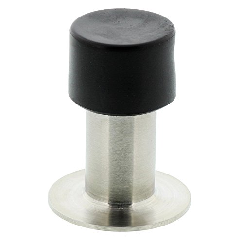 BURG WÄCHTER Wand-Türstopper, Höhe: 65 mm, TSW 2365 Ni SB, Edelstahl/Gummi, Grau BURG WÄCHTER Wand-Türstopper, Höhe: 65 mm, TSW 2365 Ni SB, Edelstahl/Gummi, Grau