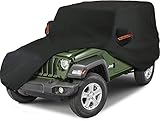 Reflective Warning Bar-Big Ant SUV Car covers includes 6 reflective warning bar designed with fluorescent orange emits intense light at night to avoid unexpected impact.With the convenient storage pouch to store it in, outdoor cover for wrangler is very light weight and small enough when pleded to be stored in a handy place.