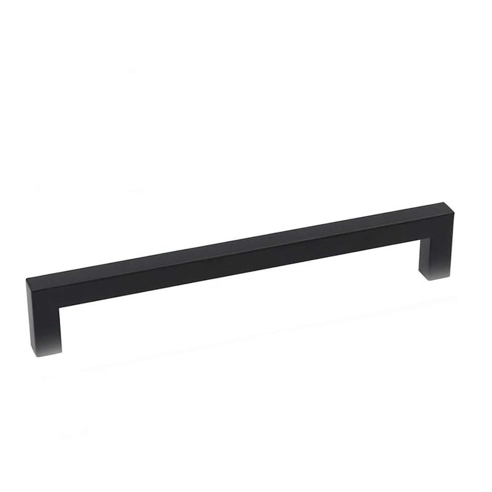 Goldenwarm 1 Pack Black Drawer Handles 192mm Hole Center Bathroom & Kitchen Cabinet Handles, Stainless Steel — image 1