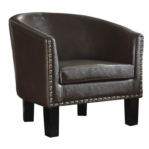 Rosevera Kirkham, Nailhead, Bedroom Accent, Sturdy Reading, Faux Arm, 27"