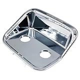 ASTAMOTOR 68345 Chrome Brake Valve Plate Fit for Peterbilt 357 378 379 385 386 389, Plastic