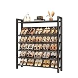 Zapatero delgado de metal, dormitorio (50 cm de largo x 15 cm de ancho x 90 cm de alto)