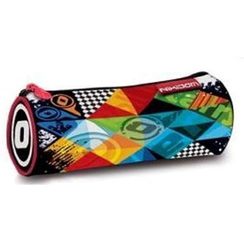 Nikidom Logo Mania Estuche - Black/Red/White/Blue, Size 1 Cover