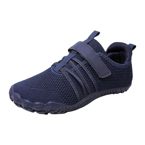 Zapatos de agua de malla transpirable azul oscuro para niños y niñas