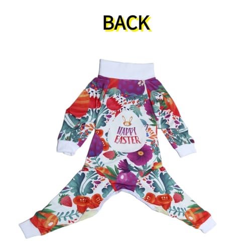 Image of Dog Onesie Surgery Recovery Suit for Medium Large Dogs Recovery Shirt for Abdominal Wounds or Skin Diseases Bodysuit Dogs Pajamas(F,S)