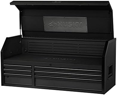 Husky Industrial 52 in. W x 21.2 in. D 6-Drawer Top Chest in Textured Black