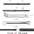 Steel DN Mate 40 PCS Deck Railing Bracket Connectors, 500ft Black Wire Rope and 60 Pack Black T316 Stainless Steel Left&Right Handed Thread Swage Lag Screws